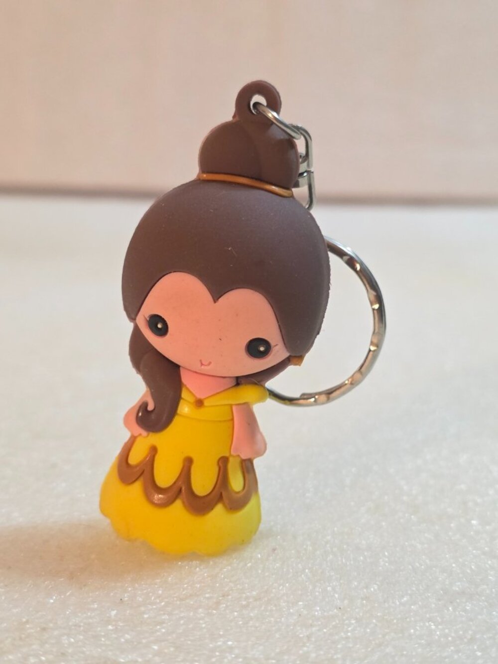 Disney Beauty and the Beast BELLE Vinyl Figure Keychain M.I.I. 3"